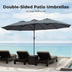 Centra Patio Umbrella Outdoor Base Stand Double-Sided Garden Pool Sun Block 4.5M