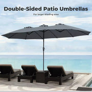 Centra Patio Umbrella Outdoor Base Stand Double-Sided Garden Pool Sun Block 4.5M