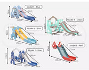 Kids Slide Swing Basketball Ring Hoop Activity Center Toddlers Play Set Outdoor