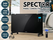 Spector Electric Heater Portable Fast Heating Tower Heaters Remote Control Timer