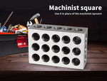 Traderight 123 Block Set 1-2-3 Blocks 23 Holes Machinist Woodworking Workshop