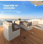 Manan Boat Flooring Eva Foam Marine Floor Matting Decking Self-adhesive 90x240cm