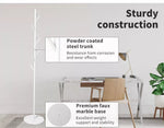 Levede Coat Rack Hat Clothes Stand Hanger Garment Hook Tree Rail Organizer White