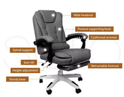 Levede Office Chair Gaming Chairs Computer Recliner Mesh Racing PU Executive