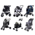 Pawz Pet Stroller Dog Cat Pram Travel Carrier Foldable Pushchair Outdoor Large