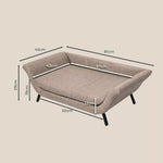 Pawz Pet Sofa Bed Raised Elevated Soft Lounge Couch Wooden Frame Heavy Duty