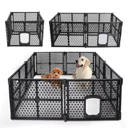 Pawz Pet Playpen Folding Dog Plastic Puppy Exercise Enclosure Fence Indoor Large