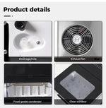 Spector Ice Maker Machine Commercial 2.1L Cube Tray 15KG/24H Stainless Steel
