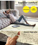 Marlow Floor Rugs Shaggy Rug Soft Large Carpet Area Living Room Bedroom 200x300
