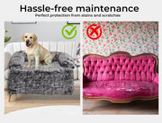 Pawz Kids Pet Protector Sofa Cover Dog Cat Calming Bed Couch Cushion Slipcover M