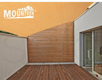 Mountview Shade Cloth Shadecloth Sun Sail Outdoor Canopy 70% Cover Garden Awning