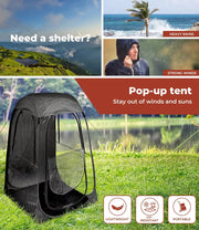 Mountview Pop Up Camping Tent Beach Portable Hiking Tents Weather Shelter Shade