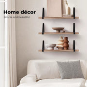 Levede Floating Shelf DIY Hanging Shelves Wall Mounted Storage Display 43*12cm