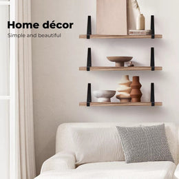 Levede Floating Shelf DIY Hanging Shelves Wall Mounted Storage Display 43*12cm
