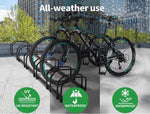 6 Bikes Stand Bicycle Bike Rack Floor Parking Instant Storage Cycling Portable