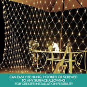 Christmas LED String Fairy Lights Net Mesh Outdoor Decor Xmas Wedding Home Party