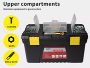 Traderight Tool Storage Set Tool Box 3 PCS Lock Organiser Portable Handle Garage
