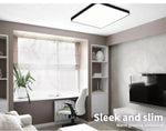Emitto Ultra-Thin 5CM LED Ceiling Down Light Surface Mount Living Room Black 18W