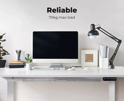 Levede Desktop For Motorised Adjustable Desk Electric Sit Stand Table 140X70CM