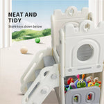 Bopeep 6 In 1 Slide Set Kids Toddlers Basketball Ring Hoop Activity Play Outdoor