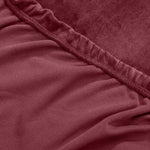 Marlow Sofa Cover High Stretch Slipcovers Soft Plush Protector  1 Seater Ruby