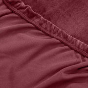 Marlow Sofa Cover High Stretch Slipcovers Soft Plush Protector  1 Seater Ruby