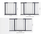 Levede Baby Safety Gate Adjustable Kid Pet Security Stair Barrier Door Extension