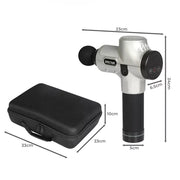Spector Massage Gun Electric 6 Heads Vibration Massager LCD Deep Muscle Relief