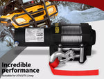 Electric Winch 4500LBS/2041KG 12V Wireless ATV UTV 4WD Boat Recovery Rope Remote