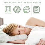 Dreamz 2x Memory Foam Pillow Bamboo Pillow Cushion Hypoallergenic Cover 70x40cm