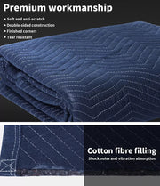 Traderight Moving Blanket Furniture Protection Quilted Removalist 1.8MX3.4M 5PCS