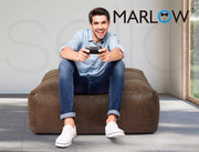 Marlow Bean Bag Cover Chair Modular Couch Indoor Gaming Seat Lazy Lounge Sofa