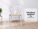 Levede 2x Dining Chairs Wooden Hans Wegner Chair Wishbone Chair Cafe Lounge Seat