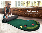 Centra Golf Practice Putting Mat Green 3M Roll Up Indoor Outdoor Training Mats