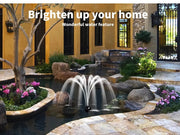 Solar Fountain 5W Powered Water Power Garden Pond Pool Bird Bath Outdoor