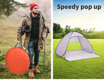 Mountview Pop Up Beach Tent Camping Portable Hiking Tents 2/4 Person Shelter
