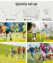 Centra Soccer Goal Net Football Kids Outdoor Training Portable Trainer Sports