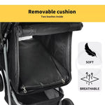 Pawz Pet Stroller Dog Cat Cage Carrier Travel Pushchair Foldable Pram 3 Wheels