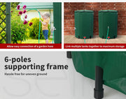 Water Rain Storage Tank Collapsible Portable Camping Caravan Hydroponic 250L