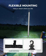 12V LED Camping Light Strip Flexible 5050 SMD Caravan Boat Waterproof 1.3M