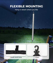 12V LED Camping Light Strip Flexible 5050 SMD Caravan Boat Waterproof 1.3M