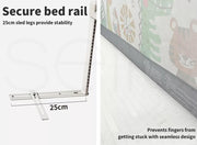 Bopeep Kids Baby Safety Bed Rail Guard Adjustable Folding Child Toddler Protect