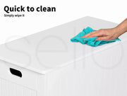 Levede Kids Toy Box Storage Chest Cabinet Container Clothes Organiser White