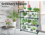 Levede 2x 4 Tier Plant Stand Shelves Garden Steel Storage Shelf Steel Frame