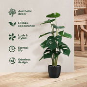 Lambu  Artificial Plants in Pot Artificial Potted Shrubs Fake Tree 65 Cm