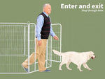 Pawz Pet Dog Playpen Puppy  Cage Enclosure Fence Metal  8 Panel 24