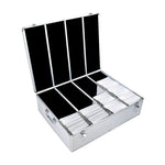CD DVD Case Storage Box Bluray Lock Portable Aluminum Holder 240/500/1000 Discs
