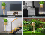 Levede Plant Stand Garden Planter Metal Flower Pot Rack Shelving Indoor Outdoor