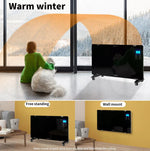 Spector Electric Heater Portable Fast Heating Tower Heaters Remote Control Timer