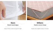 Dreamz Mattress Protector Topper Breathable Comfort Waterproof Cover King Single